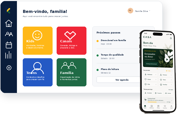 Ecossistema Kindvia e aplicativo CASA